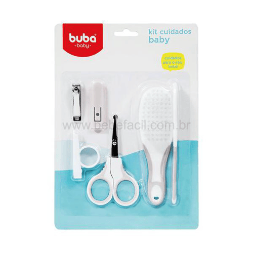 Kit Cuidados Com O Bebê Cinza 0M+ Buba
