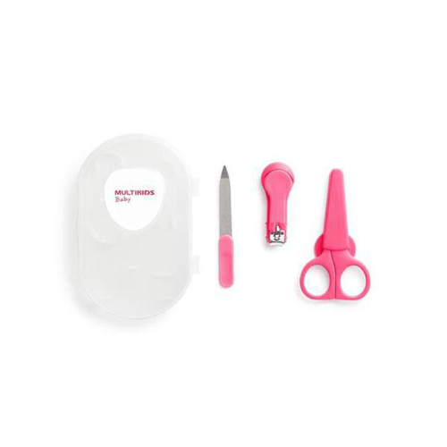 Kit Cuidados No Estojo Higiênico Perfect Baby Rosa Bb1087 Multikids Baby