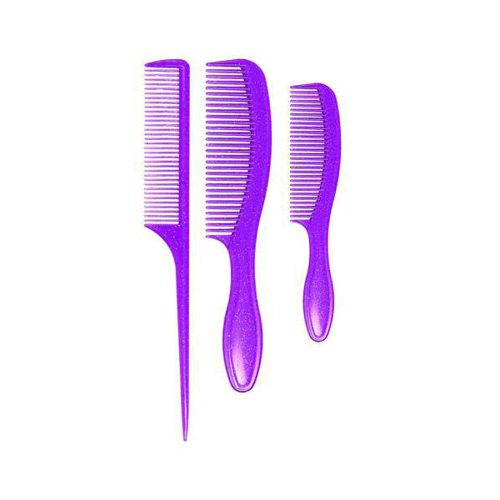 Imagem do produto Kit De Pentes Com Glitter Sveda Hair Com 3 Unidades Ref 0073S
