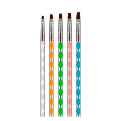 Imagem do produto Kit De Pinceis 5 Unidades P/Gel D&Z