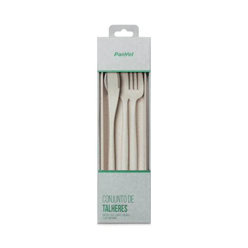 Imagem do produto Kit De Talheres Ecologicos Panvel Acessorios