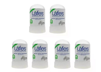 Imagem do produto Kit Desodorante Crystal Rock Lafes 63G Vegano C/ 6 Unid