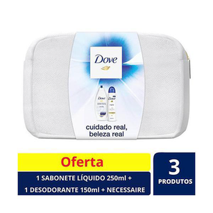 Imagem do produto Kit Dove Sabonete Líquido Nutrição Profunda 250Ml+Desodorante Aerosol 150Ml+Nece