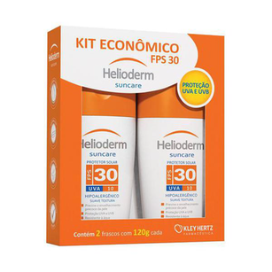 Kit Protetor Solar Corporal Helioderm FPS30 120Ml 2 Unidades