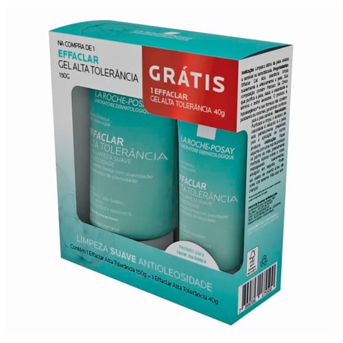 Imagem do produto Kit Gel De Limpeza La Roche-Posay Effaclar Concentrado 150G + 40G