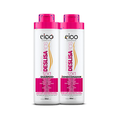 Kit Eico Shampoo+Condicionador Deslisa Fios 800Ml