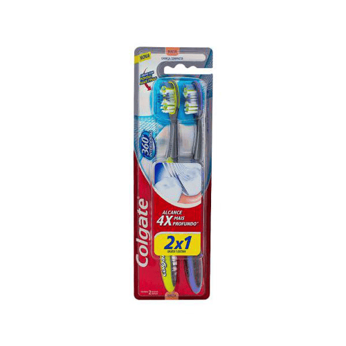 Imagem do produto Kit Escova Dental Colgate 360 Interdental 2 Unidades