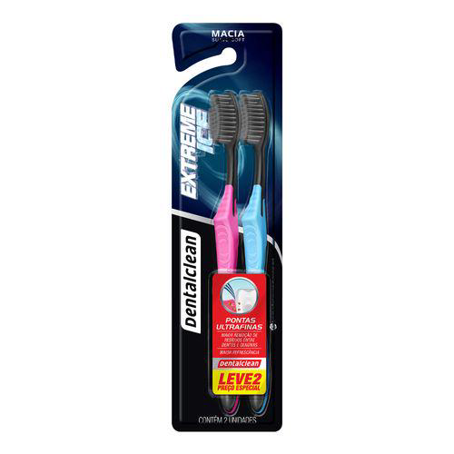 Imagem do produto Kit Escova Dental Dentalclean Extreme Ice Com 2 Unidades