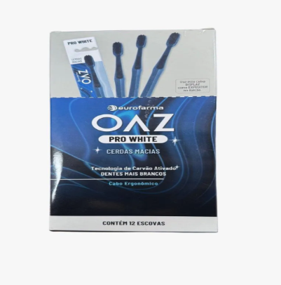 Imagem do produto Kit Escova Dental Oaz Pro White Cerdas Macias - Com 12 Unidades