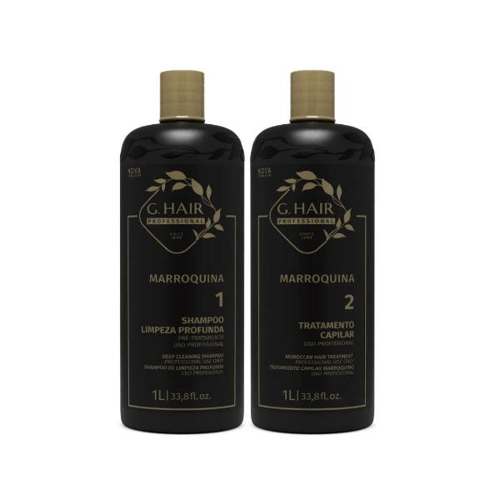 Kit Escova Progressiva Marroquina Ghair 2X1000ml