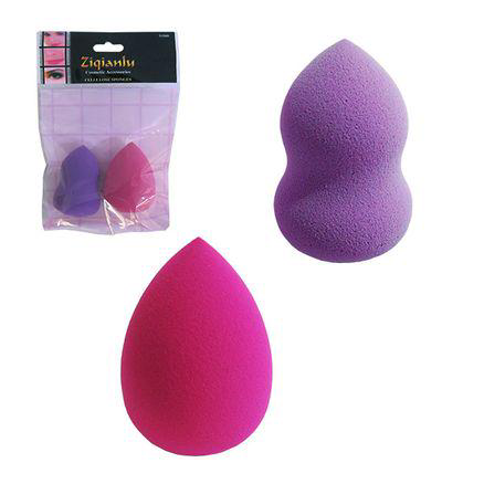 Imagem do produto Kit Esponja Para Maquiagem Ziqianlu Beauty Blender 2 Peças Cores Sortidas