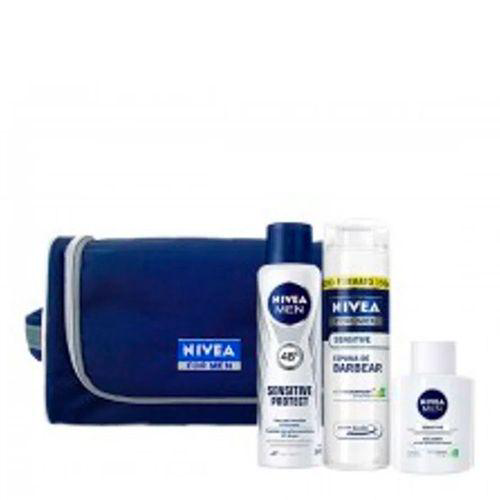Imagem do produto Kit Espuma De Barbear Nivea For Men E Loção Pós Barba E Desodorante