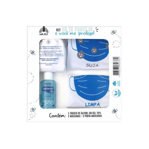 Imagem do produto Kit Eu Te Protejo E Você Me Protege Mr. Fly Moda Sustentável