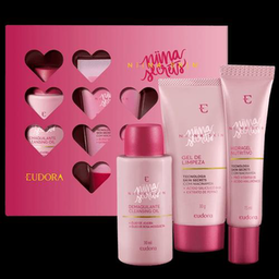 Imagem do produto Kit Eudora Niina Skin Secrets Demaquilante+Gel Limp+Hidragel
