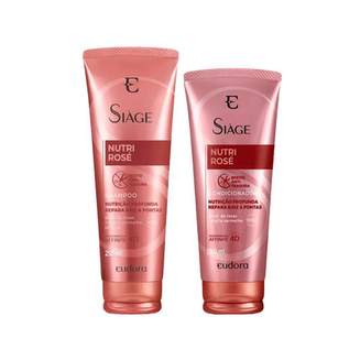 Imagem do produto Kit Eudora Siáge Nutri Rose 4D Shampoo E Condicionador