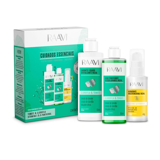 Imagem do produto Kit Facial Cuidados Essenciais Clorofila & Tomate Raavi