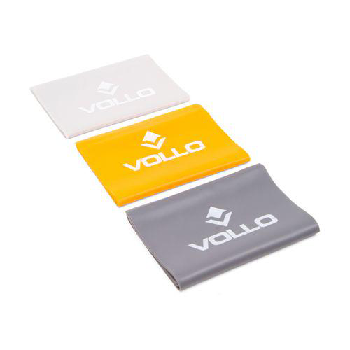 Imagem do produto Kit Faixa Elástica Thera Band 3 Níveis De Resistência Treino Exercicios Vollo