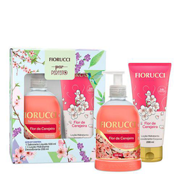 Kit Fiorucci Par Perfeito Flor De Cerejeira Sabonete Líquido 500Ml + Loção Hidratante 200Ml