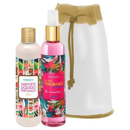 Kit Fiorucci Splash Fragrance Exotic Chic Deo Colônia + Sabonete Líquido