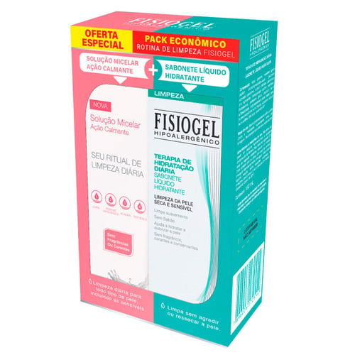 Kit Solução Micelar Fisiogel A.I. 400Ml + Sabonete 150Ml