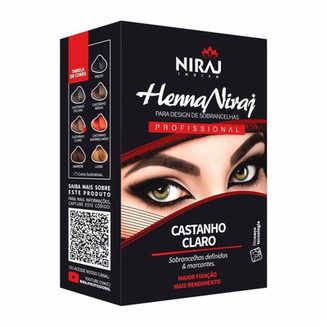 Imagem do produto Kit Henna Niraj Cast Claro 1,5Gr /Fix