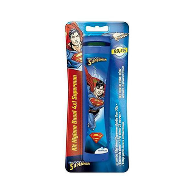 Kit Higiene Bucal Infantil 4X1 Superman Neutrocare