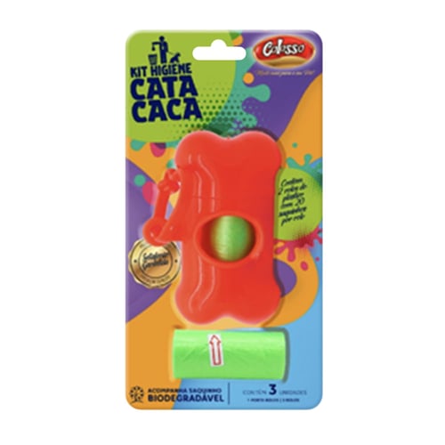 Kit Higiene Cata Caca Colosso Com 3 Refis