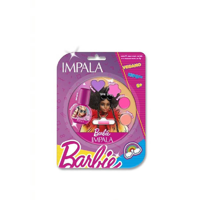 Kit Infantil Barbie Esmalte Iconica 6Ml E Paleta Extraordinaria