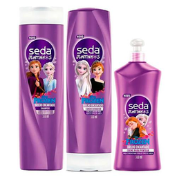Imagem do produto Kit Infantil Seda Frozen Brilho Encantado 3 Produtos