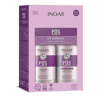 Imagem do produto Kit Inoar Pósprogressiva Shampoo E Condicionador 250Ml E 250Ml