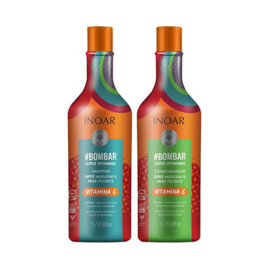 Imagem do produto Kit Inoar Shampoo+Condicionador #Bombar 1Lt