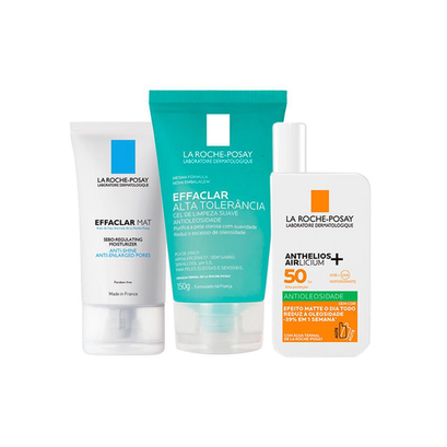 Imagem do produto Kit La Roche Posay Facial Gel De Limpeza E Protetor Solar Fps 50 E Creme Hidratante