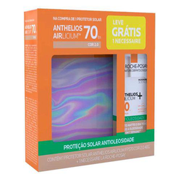 Protetor Solar Facial La Roche Posay Anthelios Airlicium FPS 70 Cor 2.0 40G + Necessaire