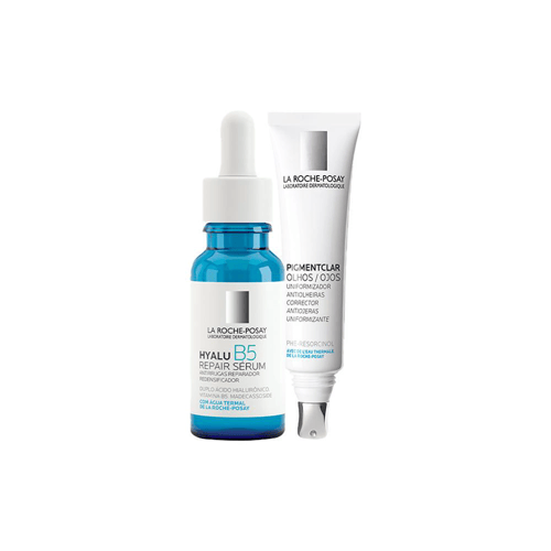 Imagem do produto Kit La Rocheposay Hyalu B5 Repair Sérum E Sérum Antiolheiras