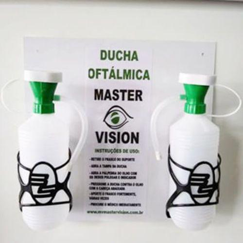 Kit Lava Olhos De Emergência Ducha Oftálmica Master Vision