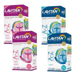 Imagem do produto Kit Lavitan 02 Az Mulher E 02 Levitan Az Homem 240 Comp Cimed