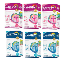 Imagem do produto Kit Lavitan 03 Az Mulher E 03 Levitan Az Homem 360 Comp Cimed