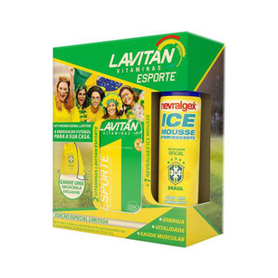 Imagem do produto Kit Lavitan Esporte + 1 Nevvralgex Ice 100Ml + Ganhe 1 Sacochila Exclusiva