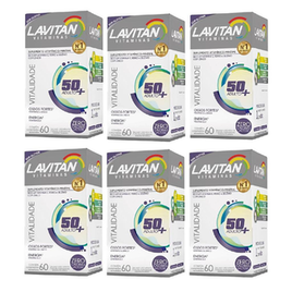 Imagem do produto Kit Lavitan Vitalidade 50+ 60 6 Comprimidos Unidades