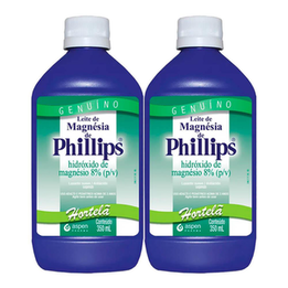 Imagem do produto Kit Leite De Magnésia Phillips Com 350Ml Hortelã