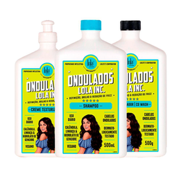 Imagem do produto Kit Lola Cosmectic Ondulados Shampoo E Creme Texturizador E Condicionador Lola Cosmetics