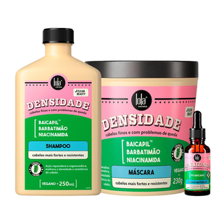 Imagem do produto Kit Lola Cosmétics Reparação Densidade Shampoo E Máscara De Reconstrução E Tônico Capilar Lola Cosmetics