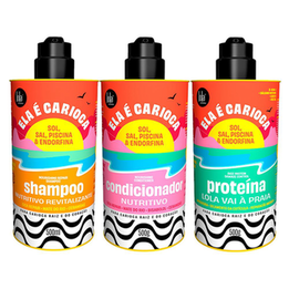 Imagem do produto Kit Lola Ela É Carioca Proteína 3 Em 1 E Shampoo E Condicionador Lola Cosmetics