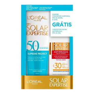 Kit Loreal Expertise Protetor Solar Corporal Fps 50 200Ml E Protetor Solar Facial Fps 30 25G Panvel Farmácias