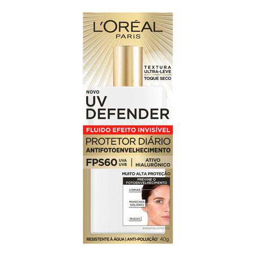 Imagem do produto Protetor Solar Facial Loreal Uv Defender 60 Fps 40G