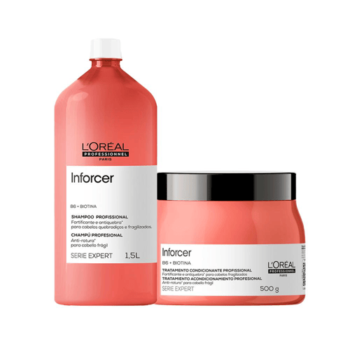 Imagem do produto Kit L'oréal Pro Serie Exp Inforcer Sh 1500 Ml E Másc Loreal Professionnel