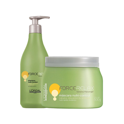 Imagem do produto Kit L'oréal Professionnel Force Relax S Shampoo E Máscara Loreal Professionnel