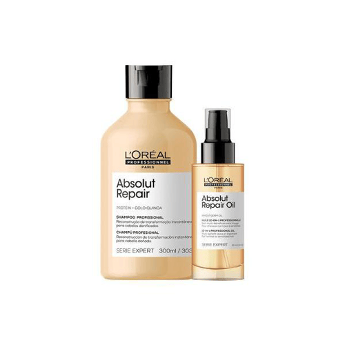 Imagem do produto Kit L'oréal Professionnel Serie Expert Absolut Repair Gold Quinoa Shampoo E Óleo Loreal Professionnel