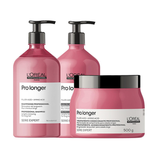 Imagem do produto Kit L'oréal Professionnel Serie Expert Pro Longer Shampoo E Condicionador E Máscara Loreal Professionnel