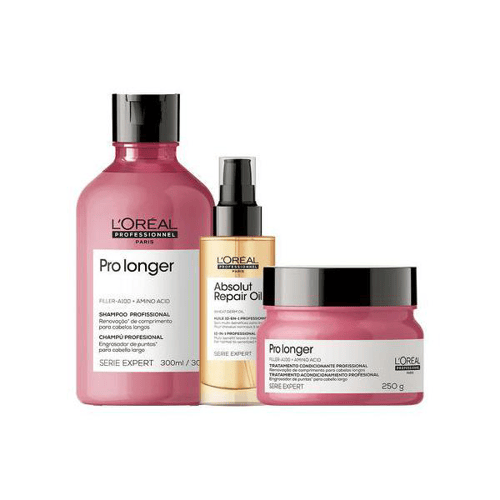 Imagem do produto Kit L'oréal Professionnel Serie Expert Pro Longer Shampoo E Máscara E Óleo Loreal Professionnel
